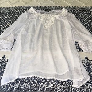 Womens white blouse